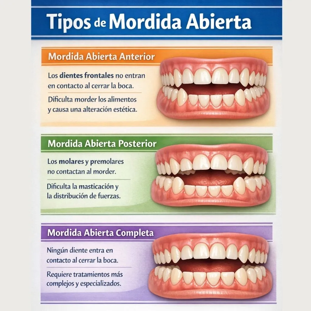 tipos de mordida abierta