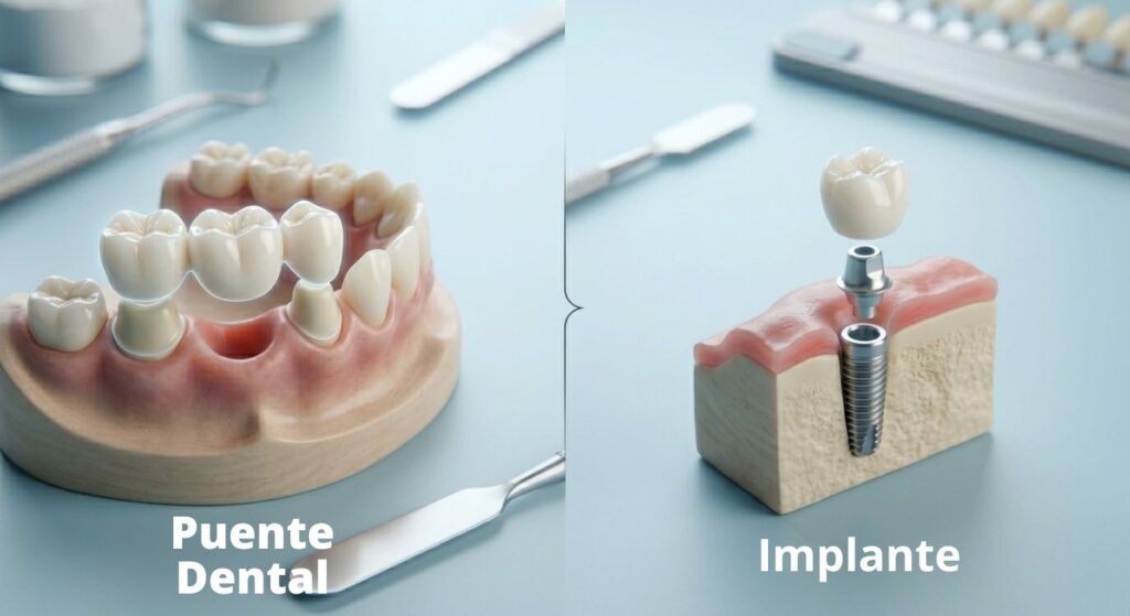 ¿Puente dental o Implante Las diferencias clave